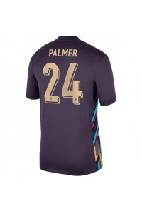 Engeland Cole Palmer #24 Voetbaltruitje Uit tenue EK 2024 Korte Mouw